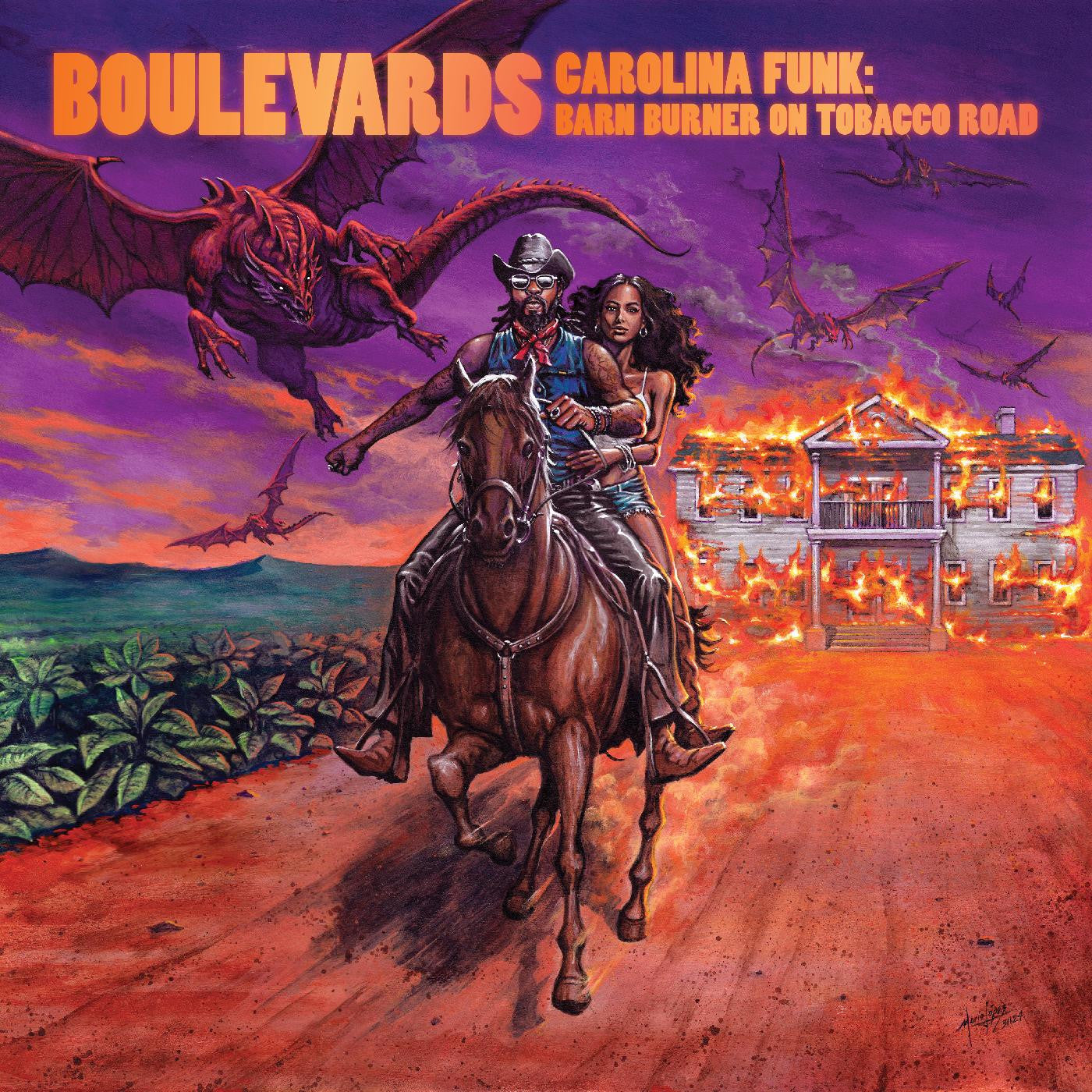 Boulevards - Carolina Funk: Barn Burner On Tobacco Road (Vinyl LP)