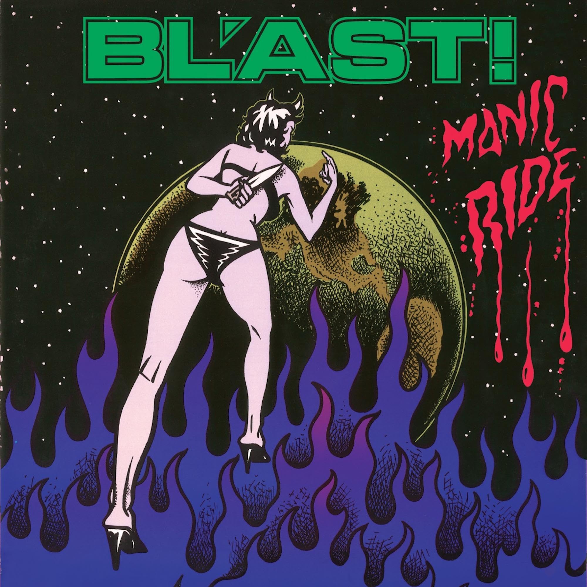 Bl'ast - Manic Ride (Purple Vinyl LP)