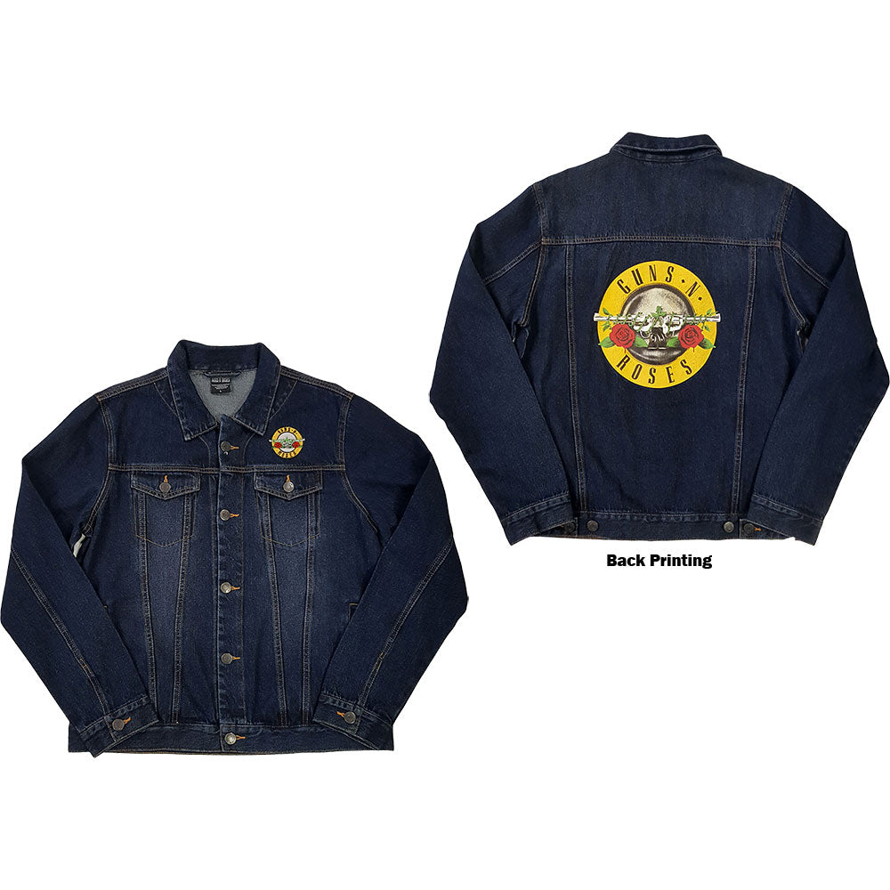 Guns N' Roses Denim Jacket - Classic Logo - Alleycats Music